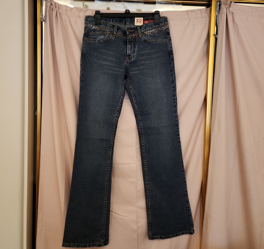 X2 Women's Dark Blue Boot Cut Jeans